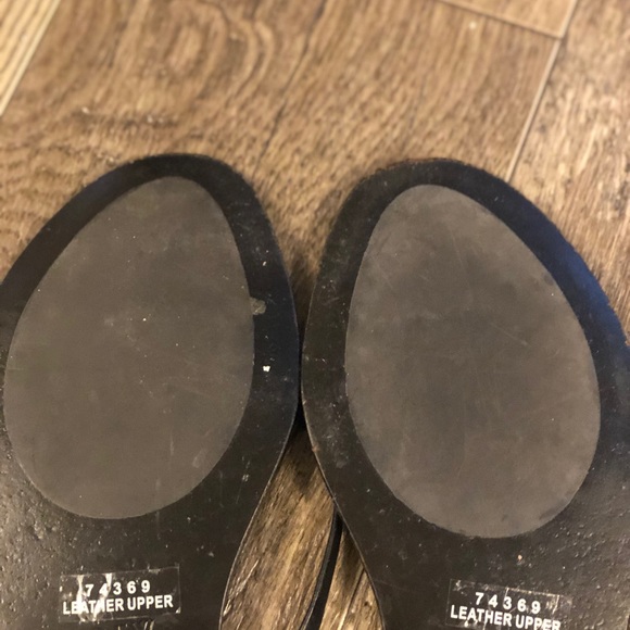 J. Crew black leather flip flops - Picture 5 of 5